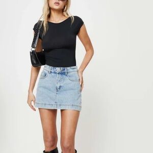Gazelle Denim Skort Light Wash